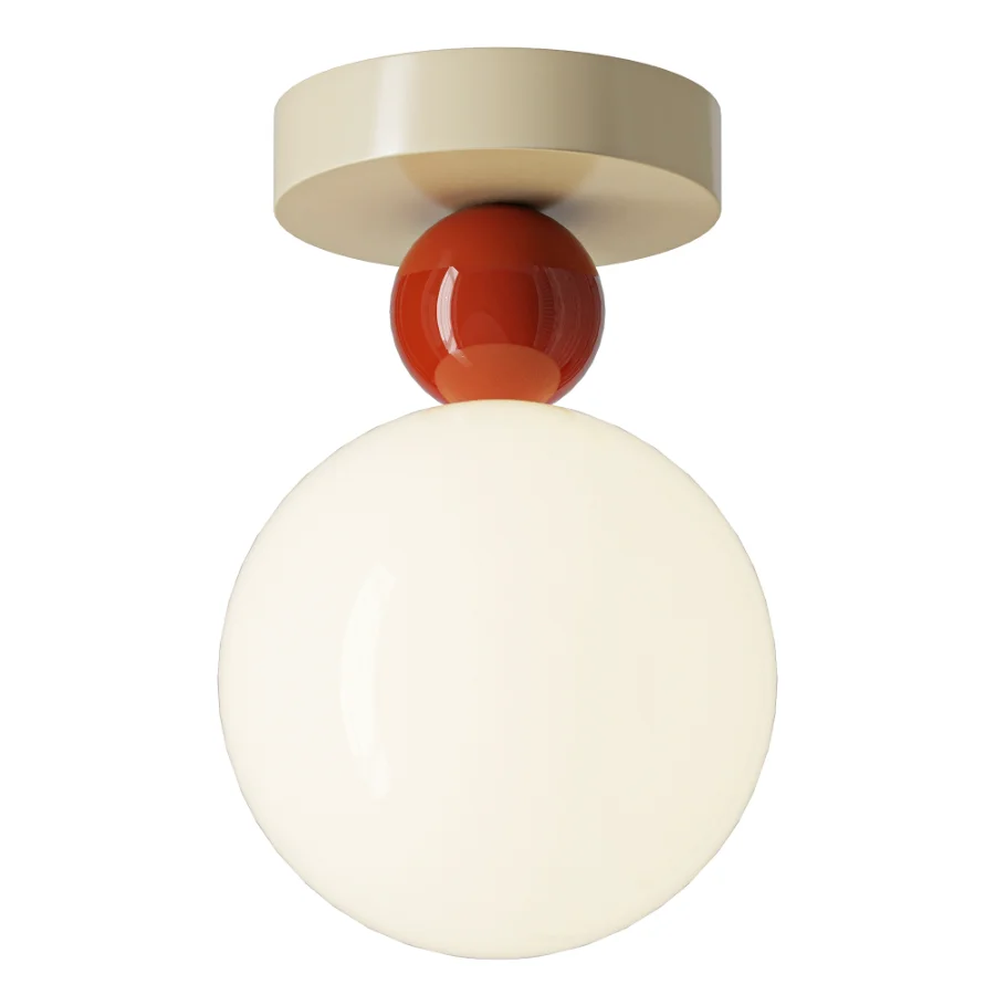 Lunar Resin Ceiling Light Image 1