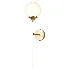 Glass Torch Brass Wall Light - Thumbnail 2
