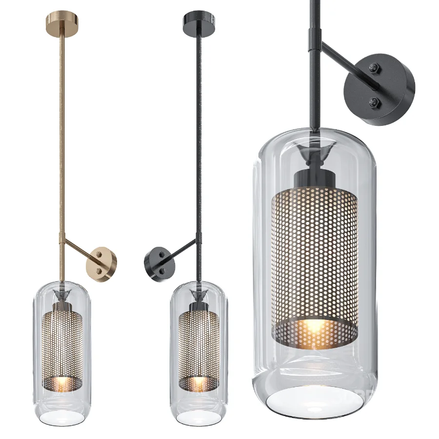 Chiswick Glass Shade Modern Ceiling Light Image 4