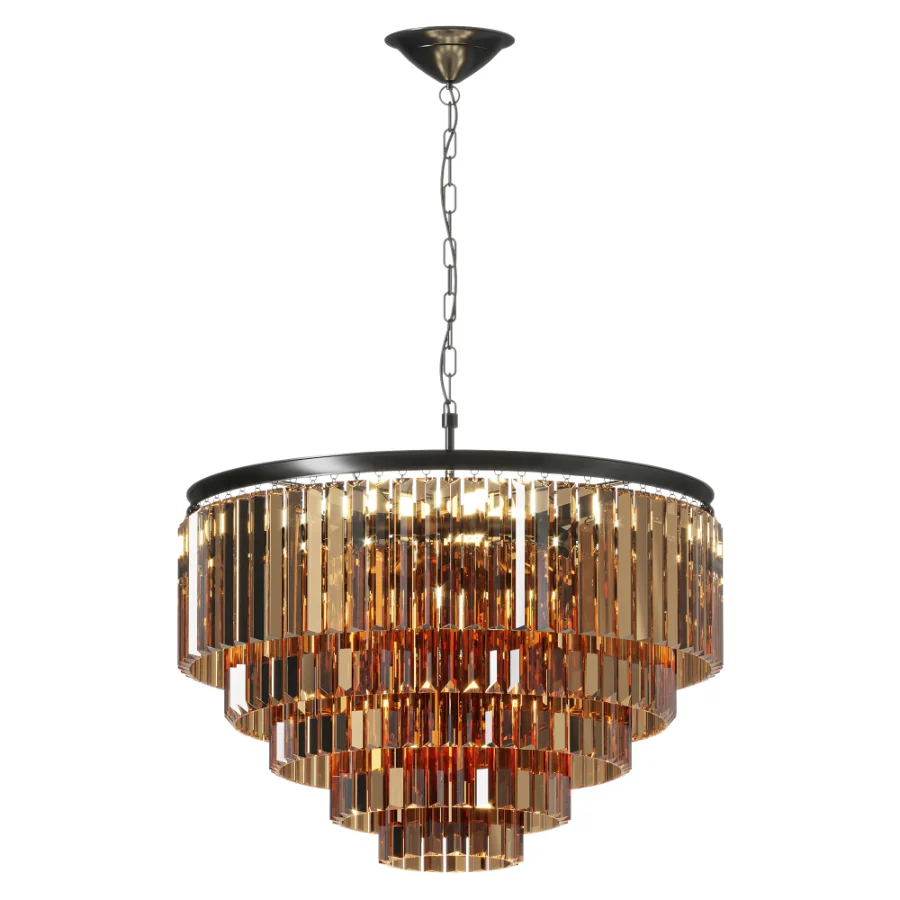Simig Lighting Vintage Crystal Prism Chandelier Image 2