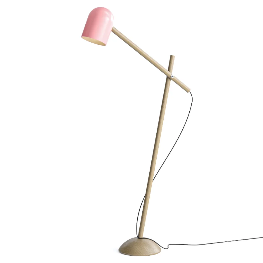 Led Steel Floor Lamp Image 3