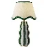 ValueLights Everie Green Stripe Lamp - Thumbnail 1