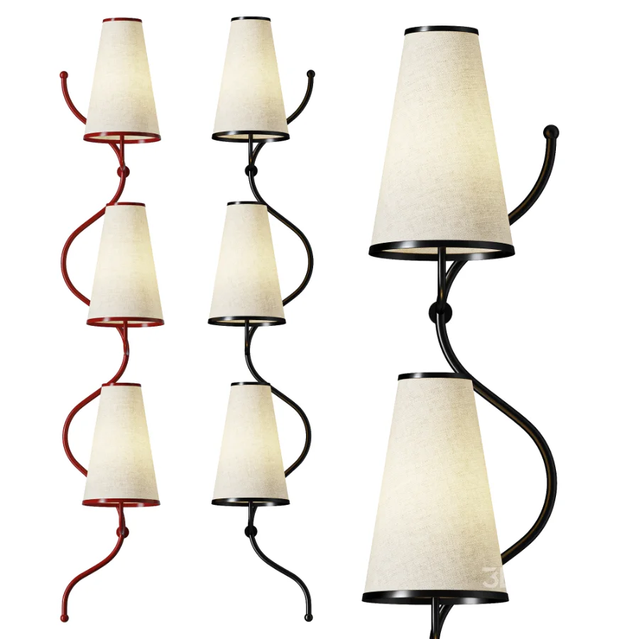 Jean Royere Ondulation Wall Lights Image 1