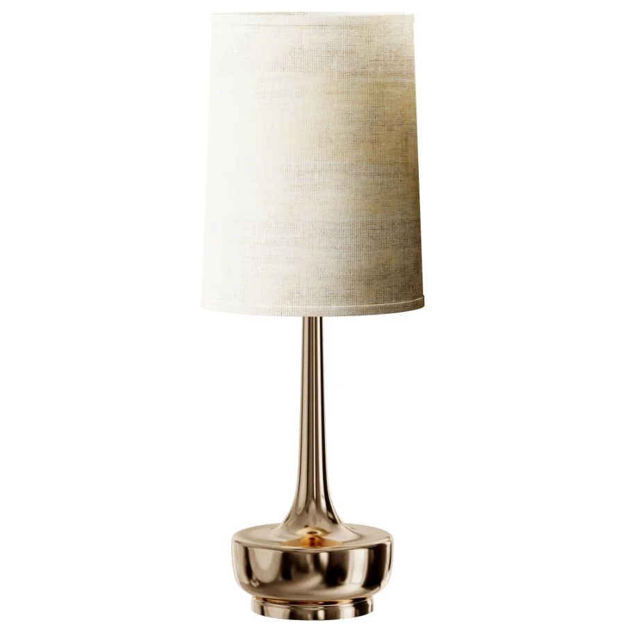 Mid Century Table Lamp Ceramic Image 2