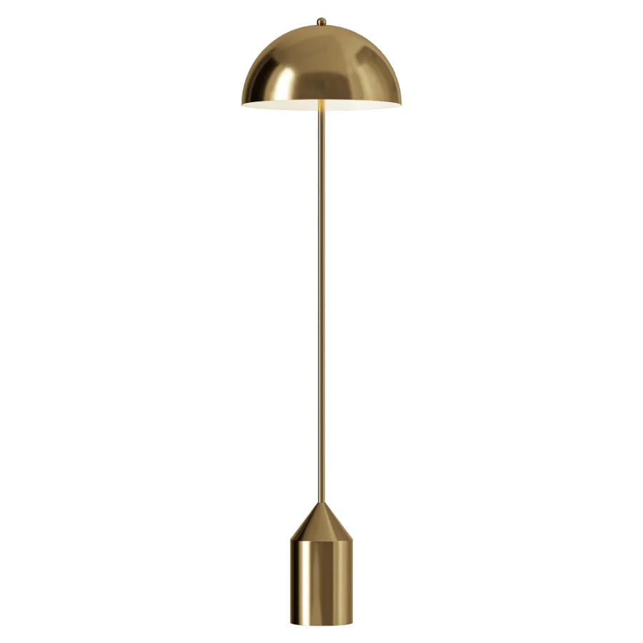 Spun Brass Floor Lamp Image 2