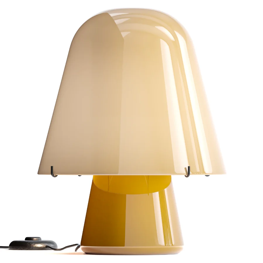 Gilmore Glass Mushroom Table Lamp Image 1