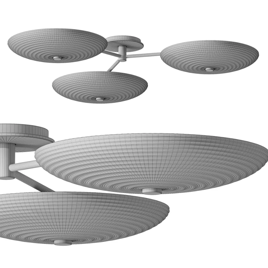 West Elm Nico 3 Light Flush Mount Image 3