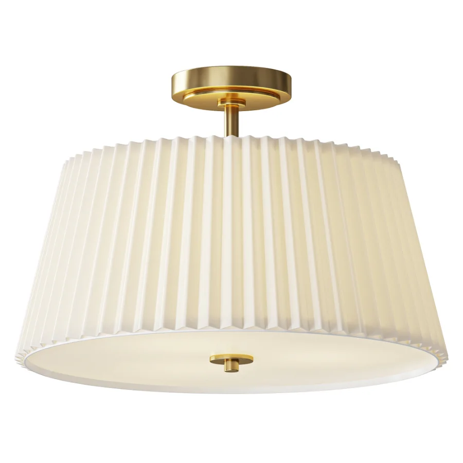 Semi Flush Mount Ceiling Light Image 1