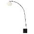 CB2 Stelvio Black Marble Arc Floor Lamp - Thumbnail 2