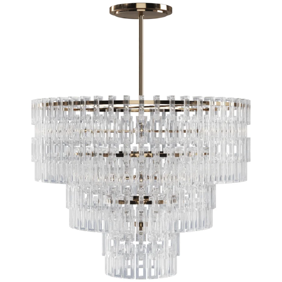 Crystal Chandelier Light 02 Image 4