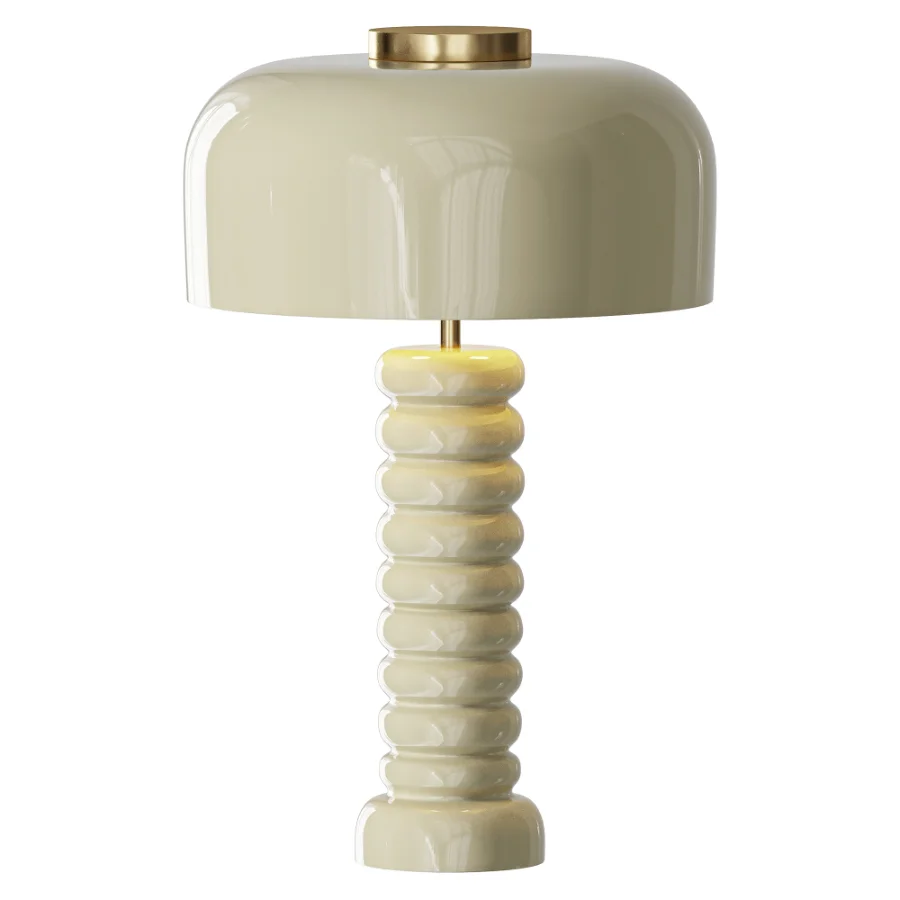 Modern Neutral Table Lamp Image 1