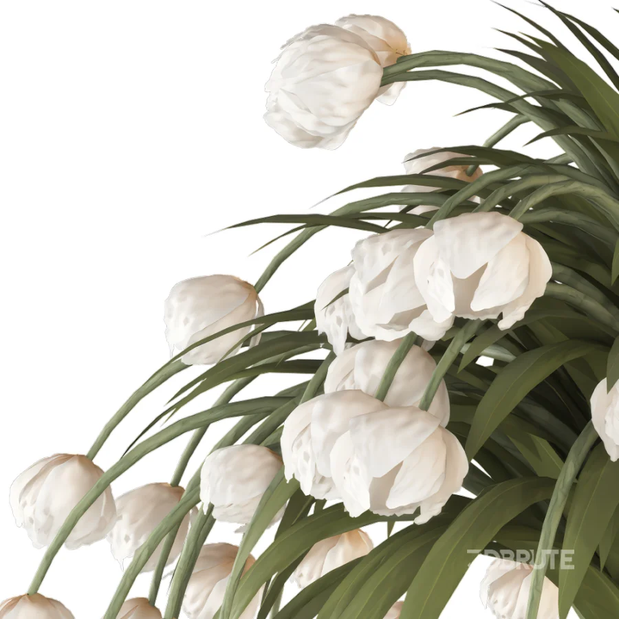Beouquet of Tulips in Vase Image 5
