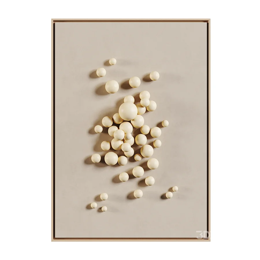 3D Bubble Wall Art Set Image 2