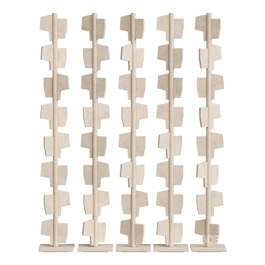 Ethnicraft Plaster Claustra Echo Screen by Trithouse Image 1