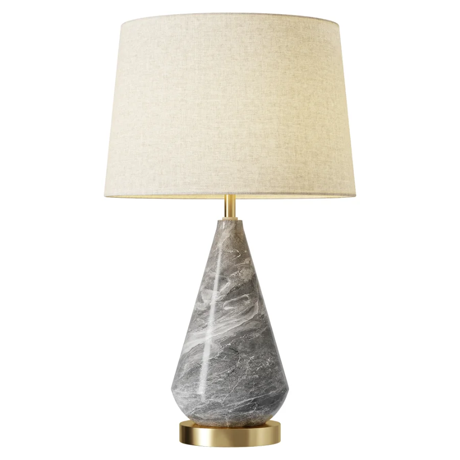 Marble Diamond Table Lamp Image 1