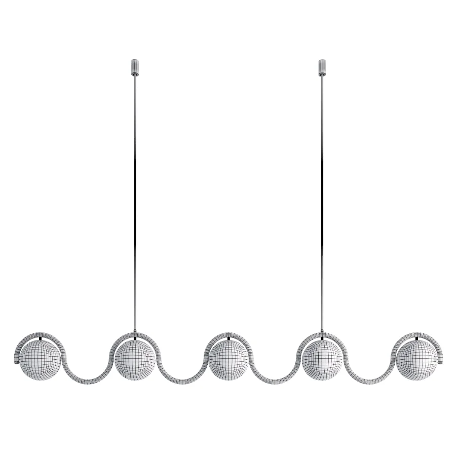 Lenox Linear Chandelier Image 3