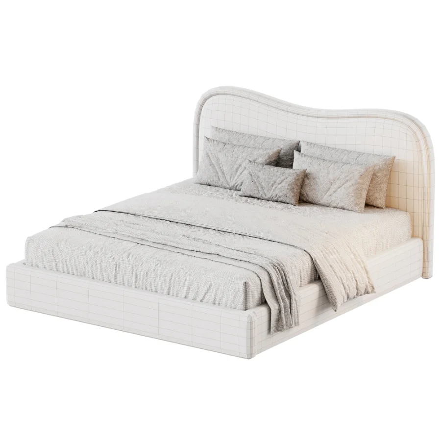 Lioren Upholstered Bed Image 4