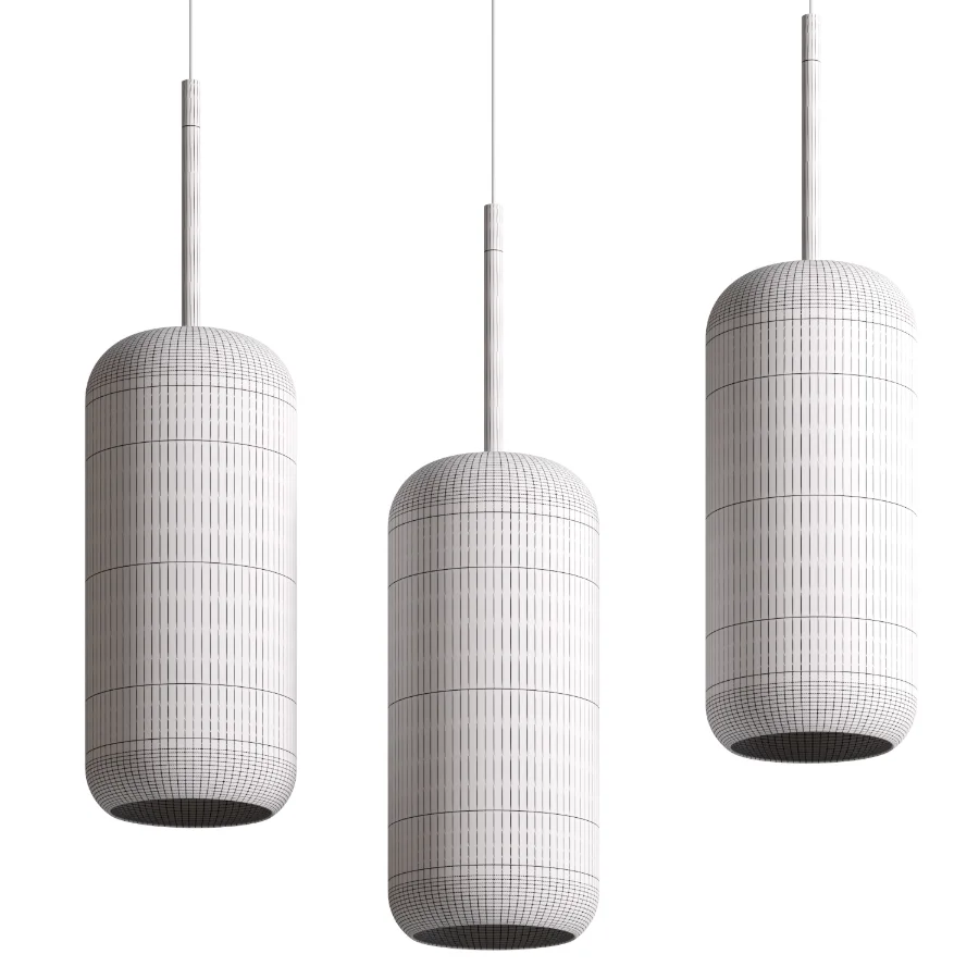 Chiswick Glass Shade Brass Fitting Pendant Light Image 2