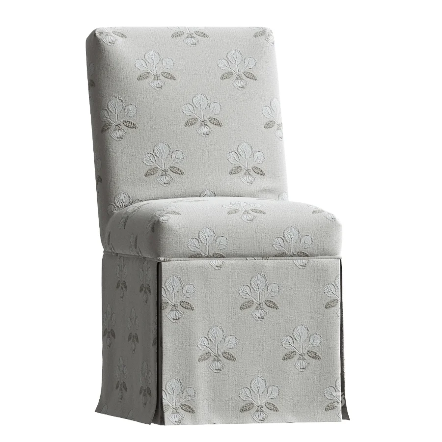 Owen Skirted Slipcover Side Chair Image 2