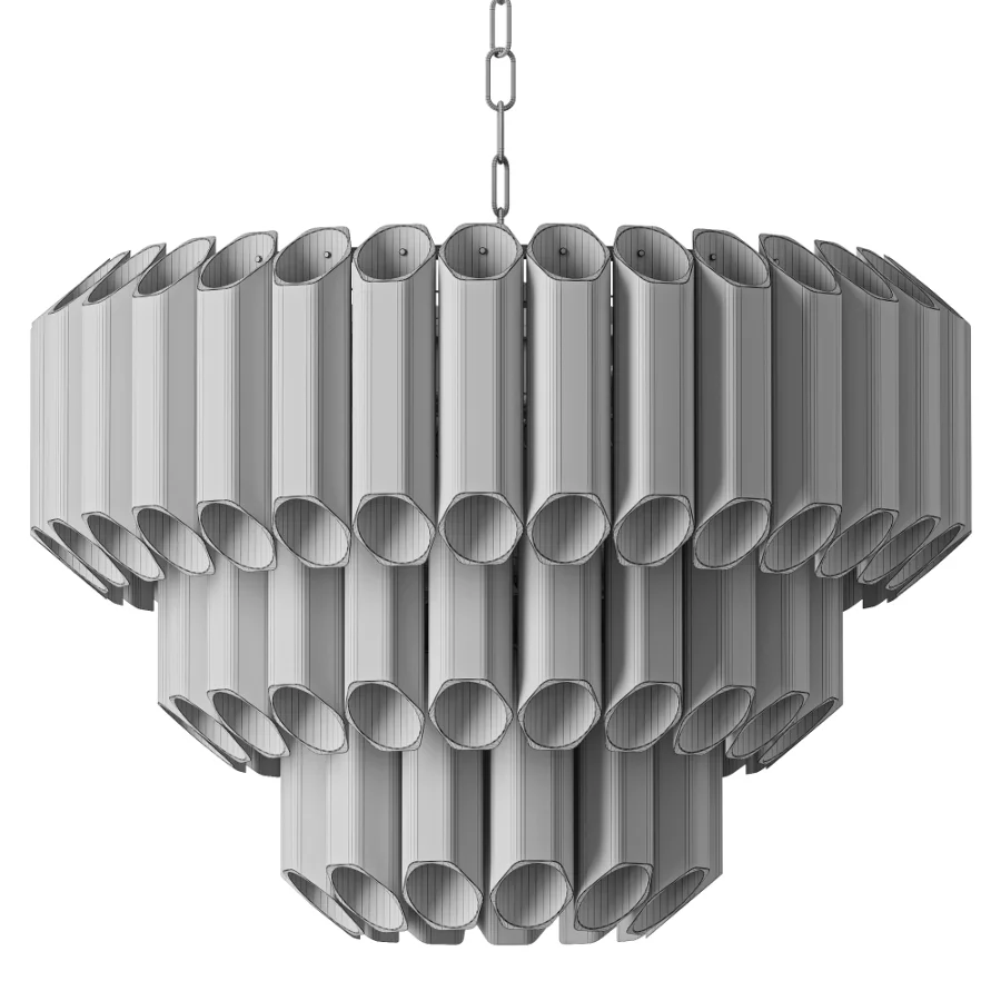 Aurum Cascade Glass Chandelier Image 3