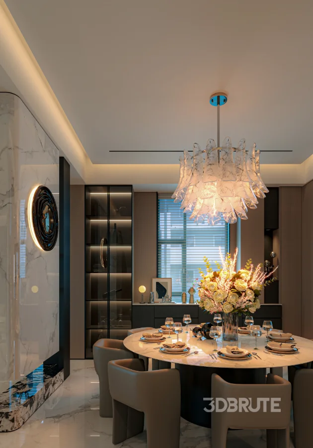 Modern living room dining room Image 9