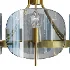 Modern Wagon Wheel 6-Light Chandelier - Thumbnail 2