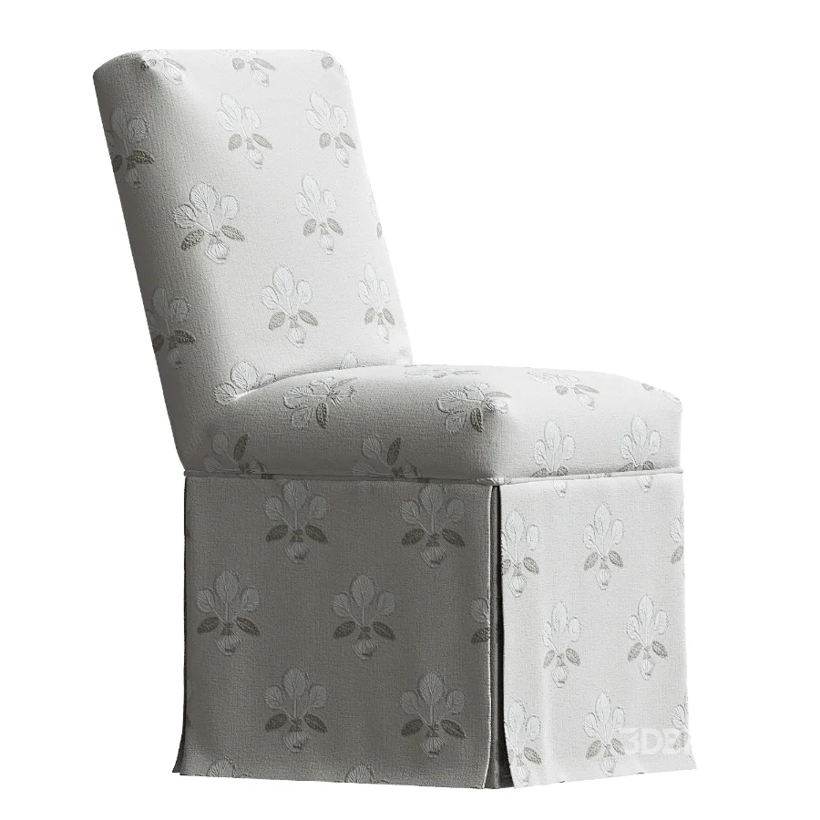 Owen Skirted Slipcover Side Chair Image 1