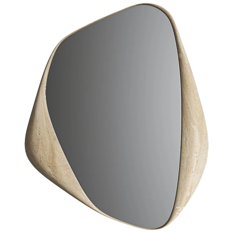Kira Travertine Mirror Image 1