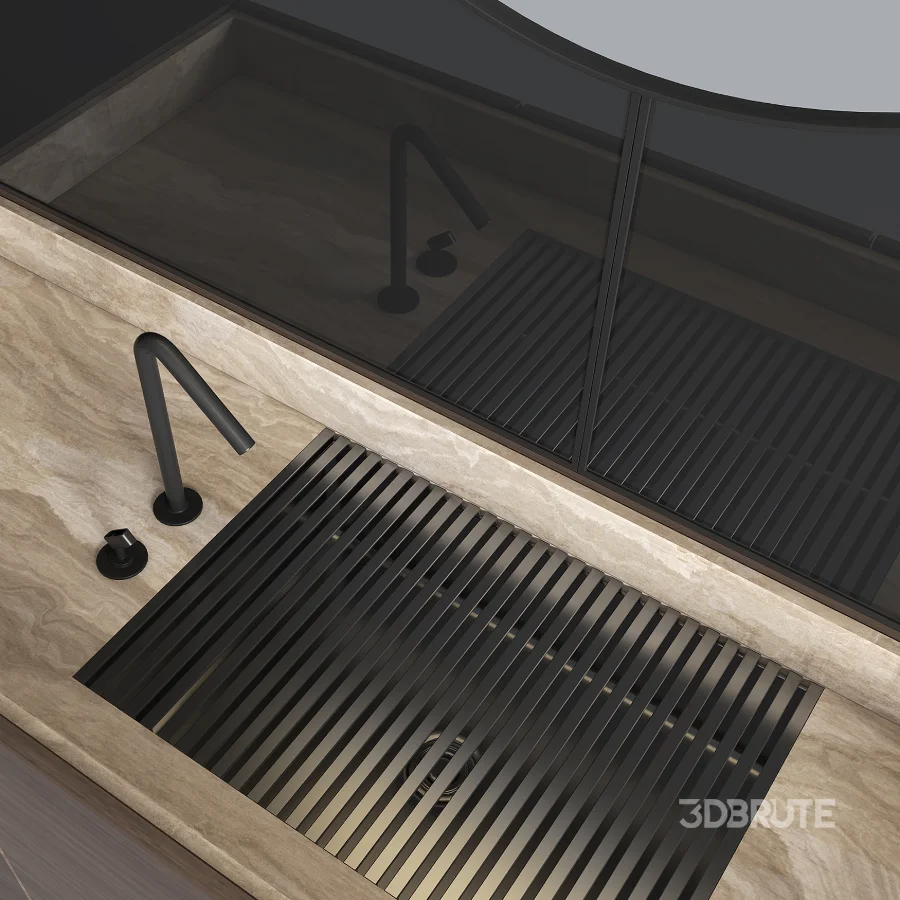 Bathroom Furniture Set 06 Image 5
