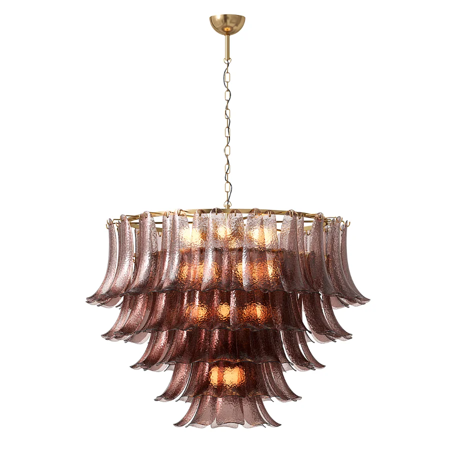 Large Modern Italian Murano Chandelier Palma EL151 Image 3