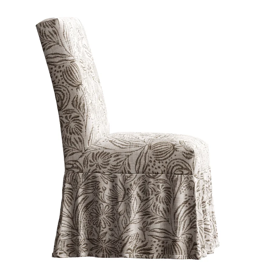 LoveShackFancy Slipcovered Side Chair Image 1