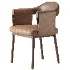 Gardner Modern Leather Dining Chair - Thumbnail 2