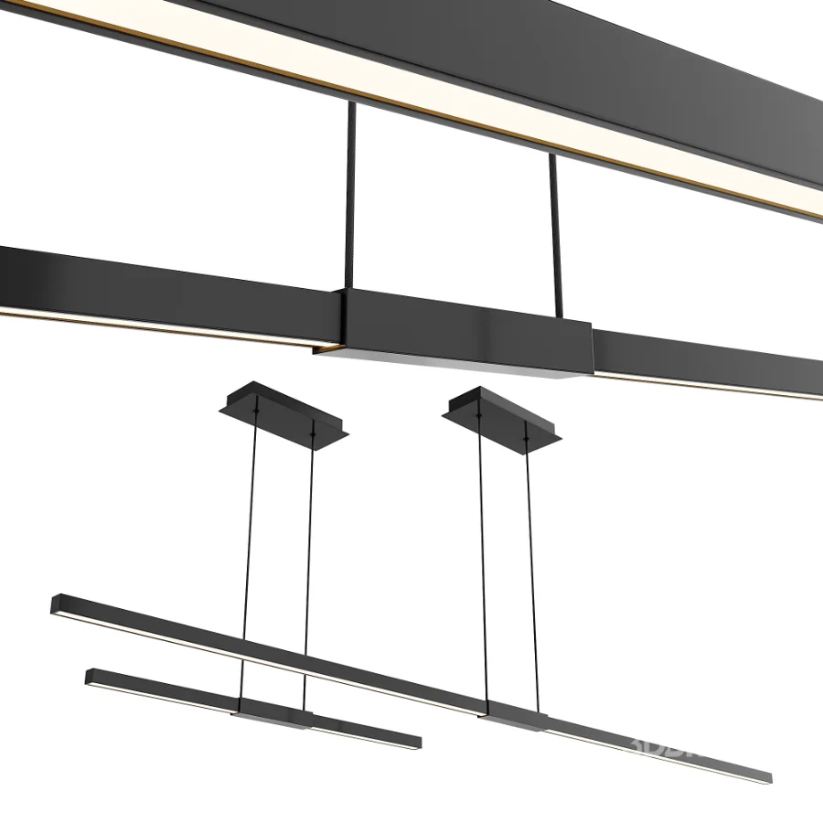 Tie Stix Metal Center Feed Suspension Light Image 2
