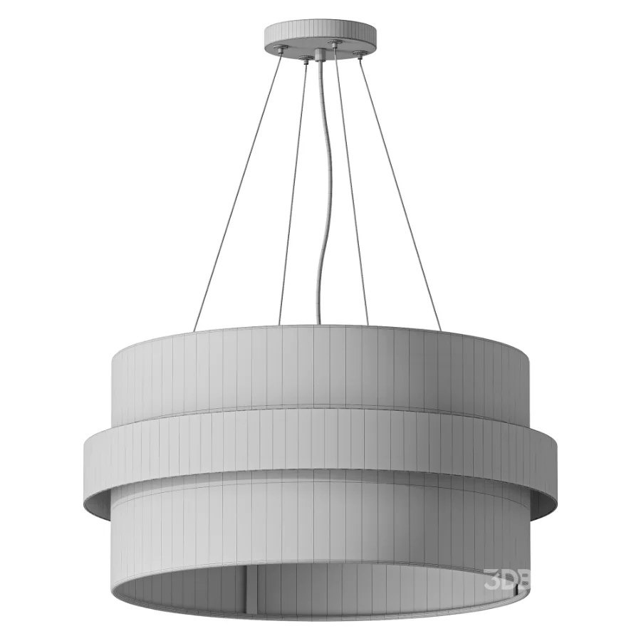 Freya Bride Fabric Pendant Lamp Image 3