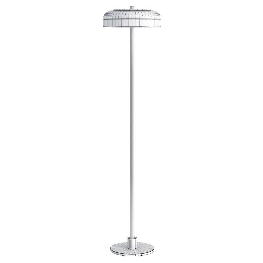 Small mouth blown LED floor lamp Blossi Image 2