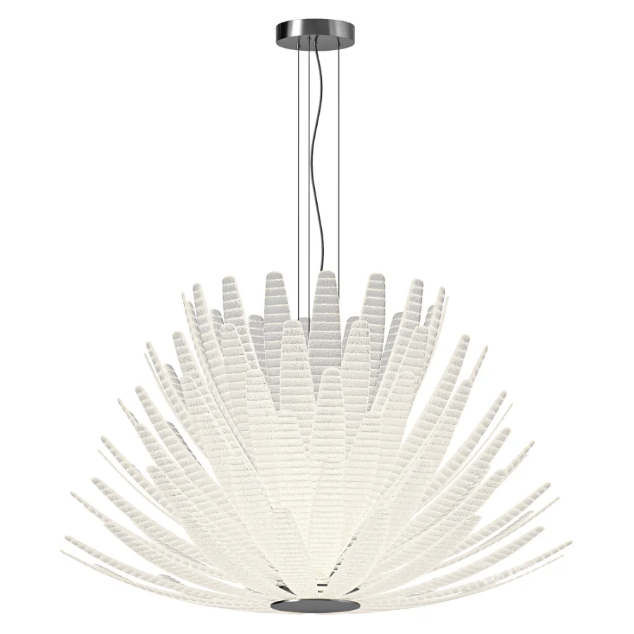 French Luxury Murano Glass Chandelier Living Room Image 1