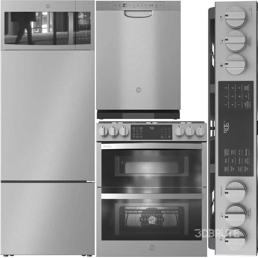 GE Appliance Collection 09 PGS960YPFS JNM3184RPSS GDF645SSNSS GBE17HYRFS Image 1