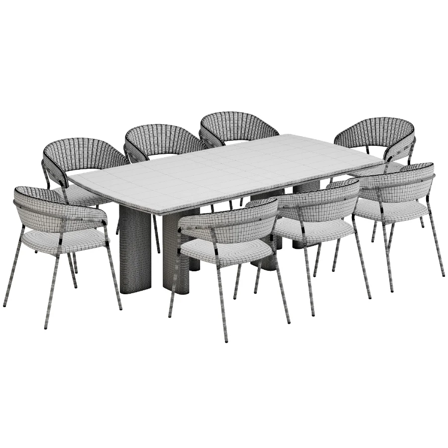 Dinning chair and table353 Image 2