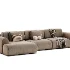 Modular sofa Maill Bucle Silver - Thumbnail 4