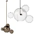 Clear Glass Ball Futuristic Chandeliers - Thumbnail 1