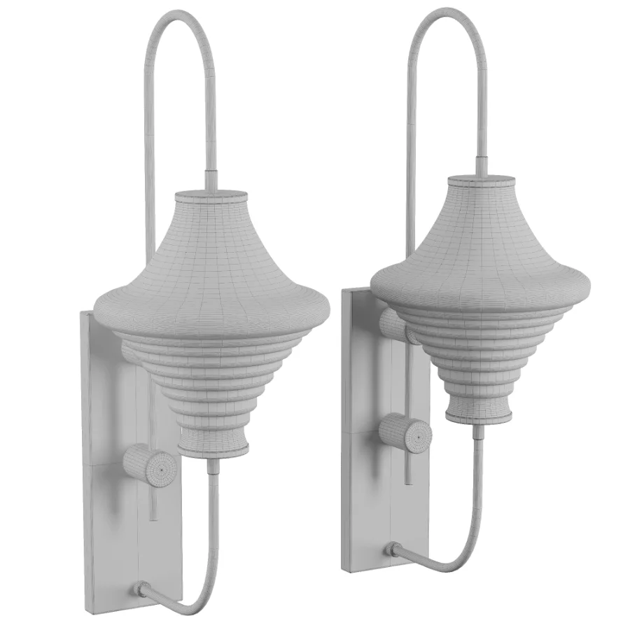 LED Glass Lampshade Wall Sconce Light Image 6
