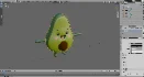 Avocado Cartoon 3D Character - Thumbnail 16