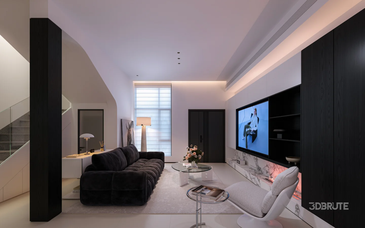 Modern living room dining room Image 13