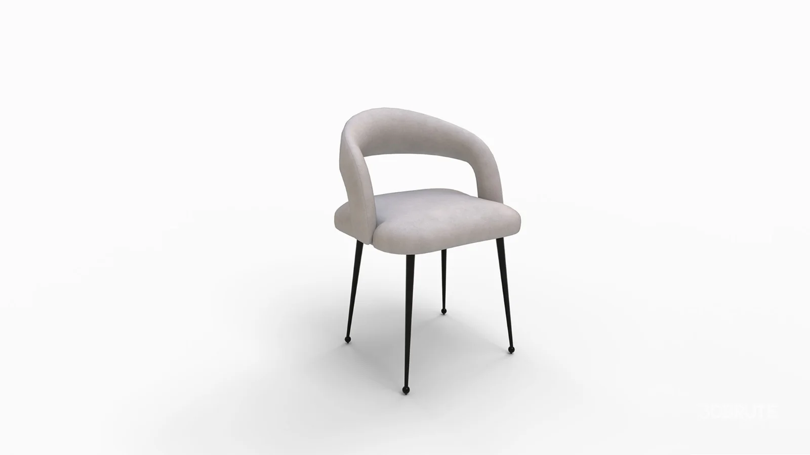 Rocco Velvet Dining Chair Image 4