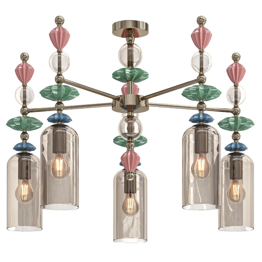 Chandelier on a rod Odeon Light BIZET 5C Image 1