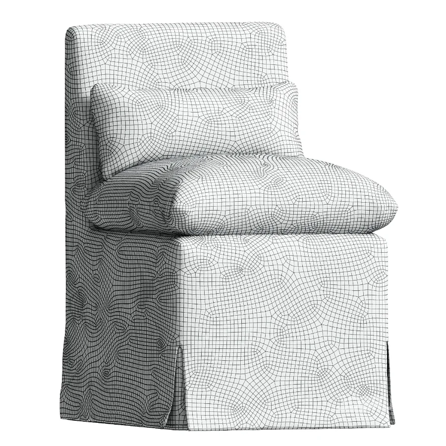 Belmar Slipcovered Dining Chair Image 4