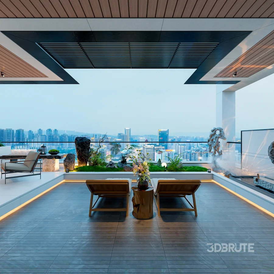 Open‑view balcony bedroom Image 4