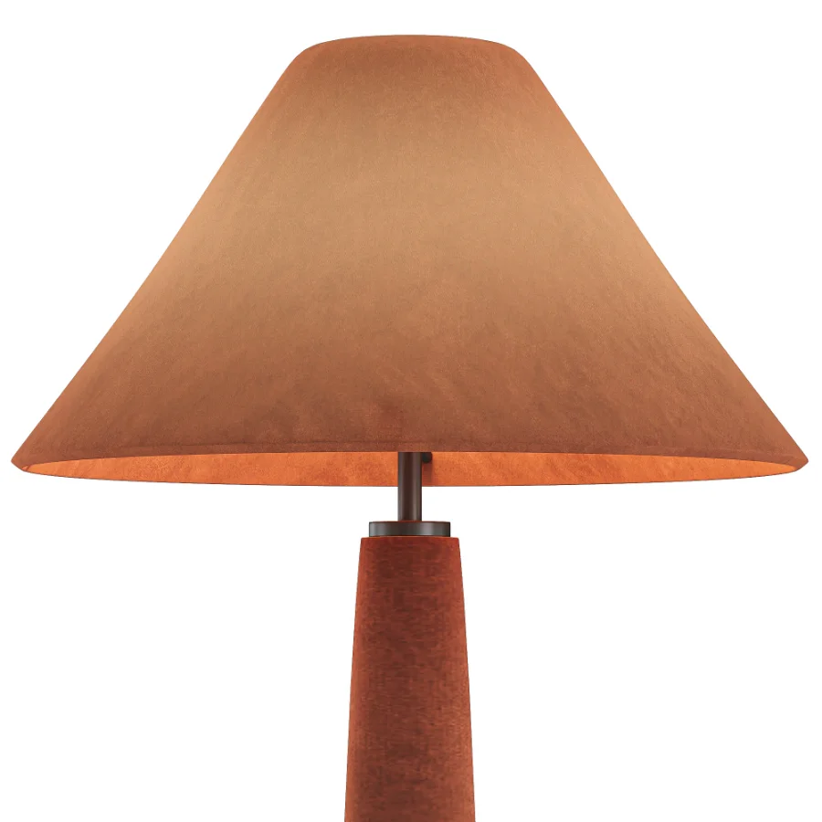 Lulu Printed Fabric Upholstered Empire Floor Lamp Image 3