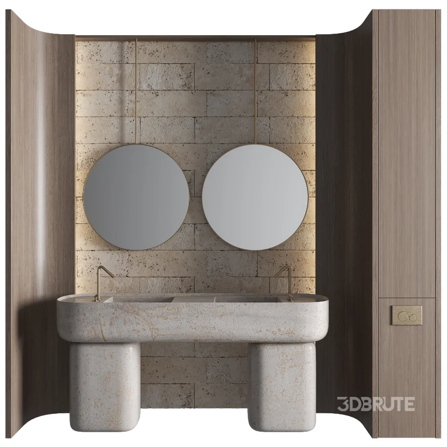 Bathroom Furniture Set 07 Image 1