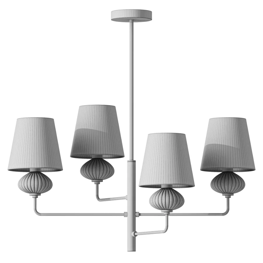 Freya Ceramics FR2029PL 04BS Pendant Light Image 3